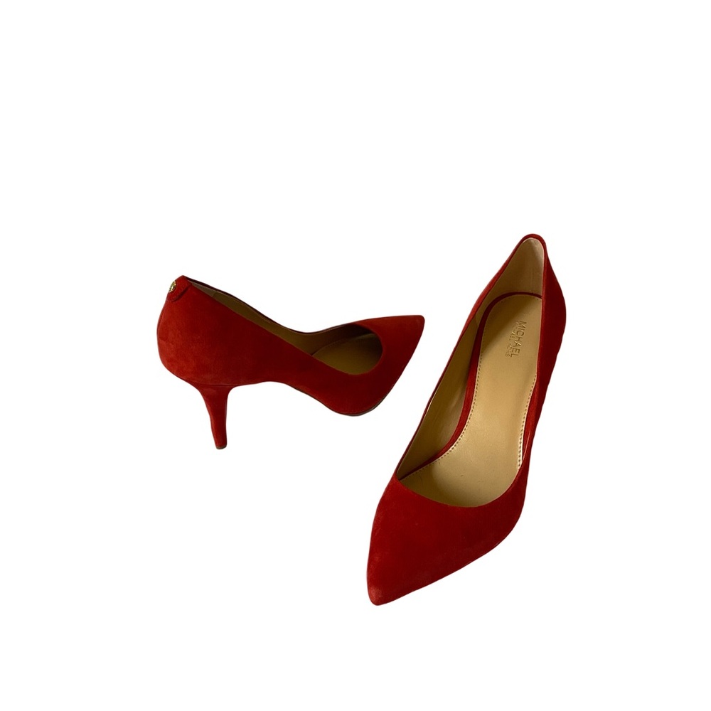 Michael Kors Red Suede Heels